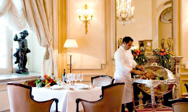 Cena por San valentín ene l Hotel Ritz de Madrid